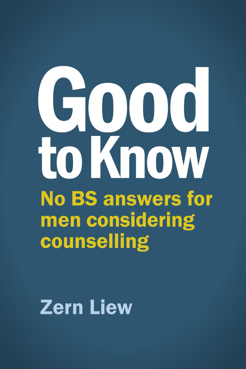 Good to Know: No BS answers for men considering counselling