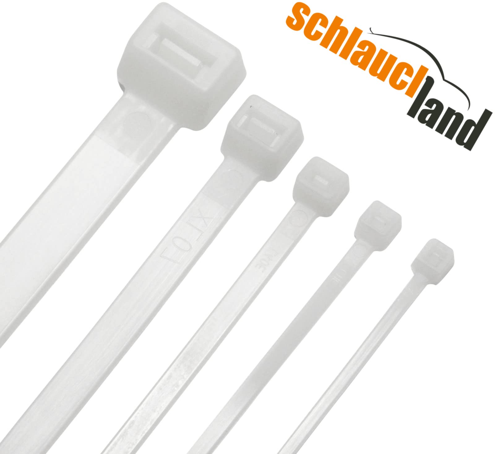 EMINCOUP Kabelbinder 30,5 Cm – 1500 Stück Weiß, 22,7 Kg Zugfestigkeit, UV-beständig Für Innen & Außen
