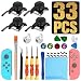 Metal Lock Buckles Repair Tool Kit Compatible with Nintendo Switch NS Joy Con with Screwdrivers