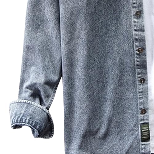 Chaqueta de mezclilla para hombre estilo casual slim fit miniatura 2