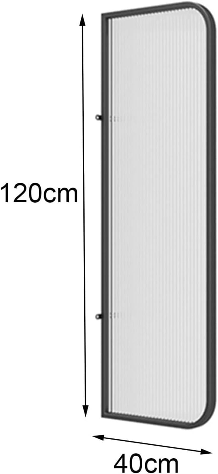 Mampara de privacidad para urinario, Separador de Vidrio translúcido, Barrera divisoria para la protección de la Salud pública, 1 Unidad, 120 cm de Alto x 40 cm de Ancho.