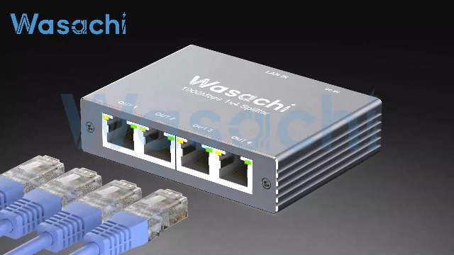 Amazon.co.jp: 【Wasachi】LAN 分配器 1入力4出力 1000Mbps RJ45 有線