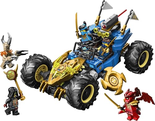 Image of LEGO NINJAGO Jay's Transforming Car - Ninja Car Toy - Building Set with 5 Minifigures - 71856
