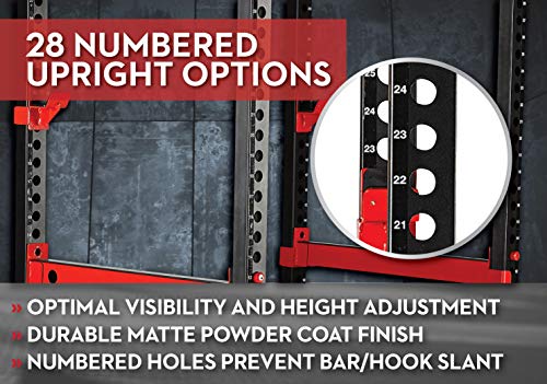 Lifeline C1 Pro Power Squat Rack System For Weight Training And Body Building - Full Or Half Rack Models Available #TOP6