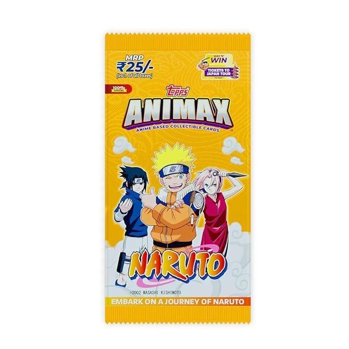 Topps Animax 2024 Official Naruto Collectible Card Game (Flow Pack of 20)