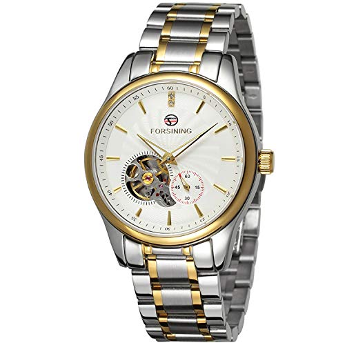 Montre homme automatique Forsining en acier inoxydable pour vos réunions et soirées de gala