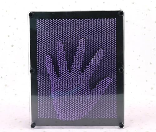 Qiawvio 3Dピンアート 立体 手形 面白いおもちゃ 知育玩具 科学 おもちゃ 彫刻 玩具 造形 卒業 芸術 装飾品 ホーム オフィス デスクトップ 大人のおもちゃ 想像力養う ギフト 模型 立体 記念日 誕生日プレゼント お絵かき プラスチック製