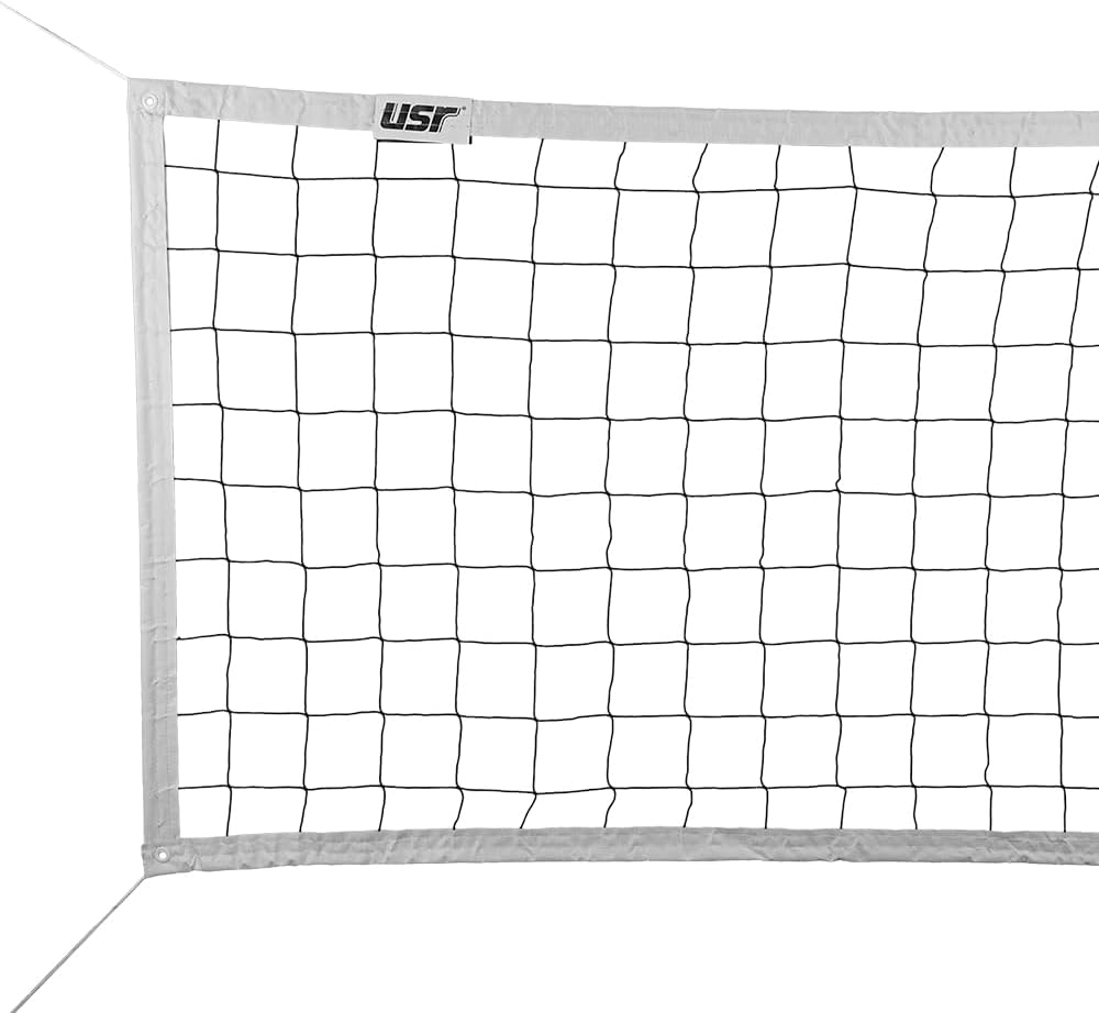 USR VOLF45 15x15 cm Göz Aralıklı Paraşüt İpi Voleybol Filesi