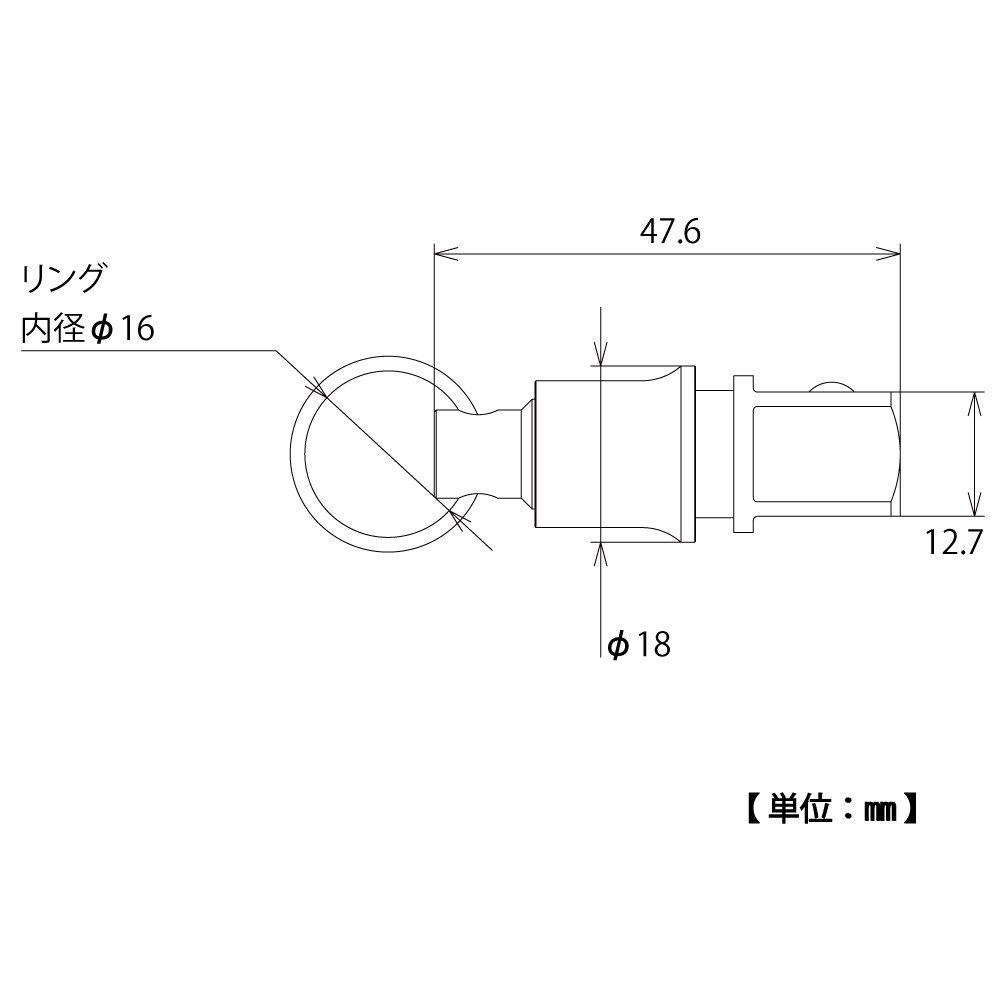 Top Industries PSH-4BK Impact Socket Holder, Black, 4-Inch Square Tool, Portable, Lightweight