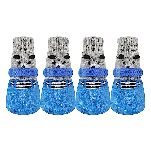JzcsdkSIL Waterproof Dog Socks for Dogs Non-Slip Dog Shoes Pet Dog Socks Pet Outdoor Shoes Anti-Dirty Pet Shoes Waterproof Dog Socks Long