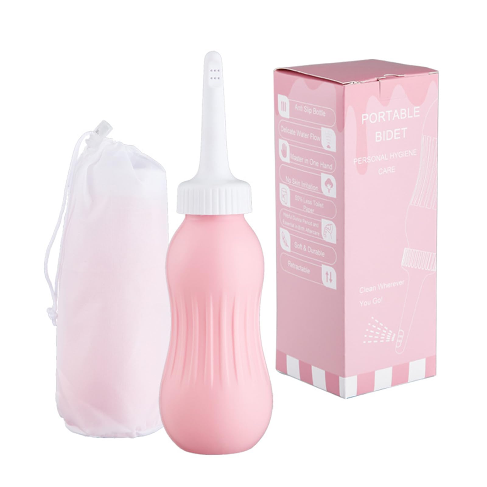 Portable Bidet Sprayers Butt Shower Straight Nozzles Travel Bidet for Personally Hygienes Perineal Hemorrhoid Treatments