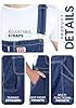 NY Threads Men's Denim Bib Overall Relaxed Fit Wor... #3