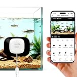 HomiQ 3MP 2K Aquarium & Terrarium Pet Camera.Magnetic Install &Close-Focus Lens for Fish,Lizard, Reptile Pet and Window Bird Feeder,2.4GHz & 5GHz WiFi,Color Night Vision,Auto-focus,24/7 Recording