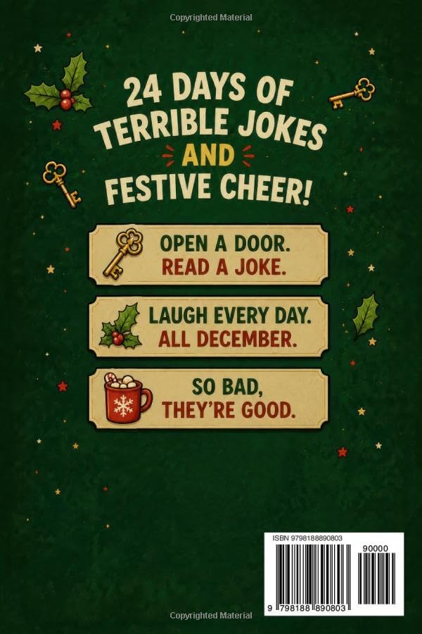 Advent Calendar 2026: 24-Day Christmas Countdown Book with Festive Puns & Classic Groaners | The Ultimate Holiday Gag Gift, Stocking Stuffers & Secret Santa Idea. image 3