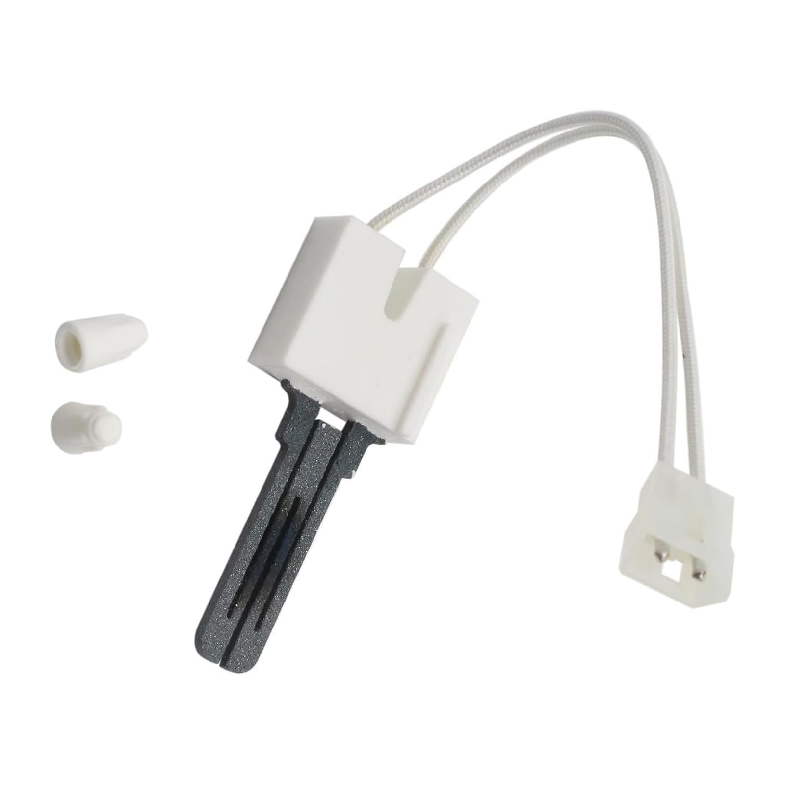 Xjdzineq Ceramic Dryer Heating Part DC47-00022A for Appliance Repair, Replacement Starter Assembly with Wires, Connector, and Caps for Maintenance Dryer Heat Starter Appliance Replacement Component