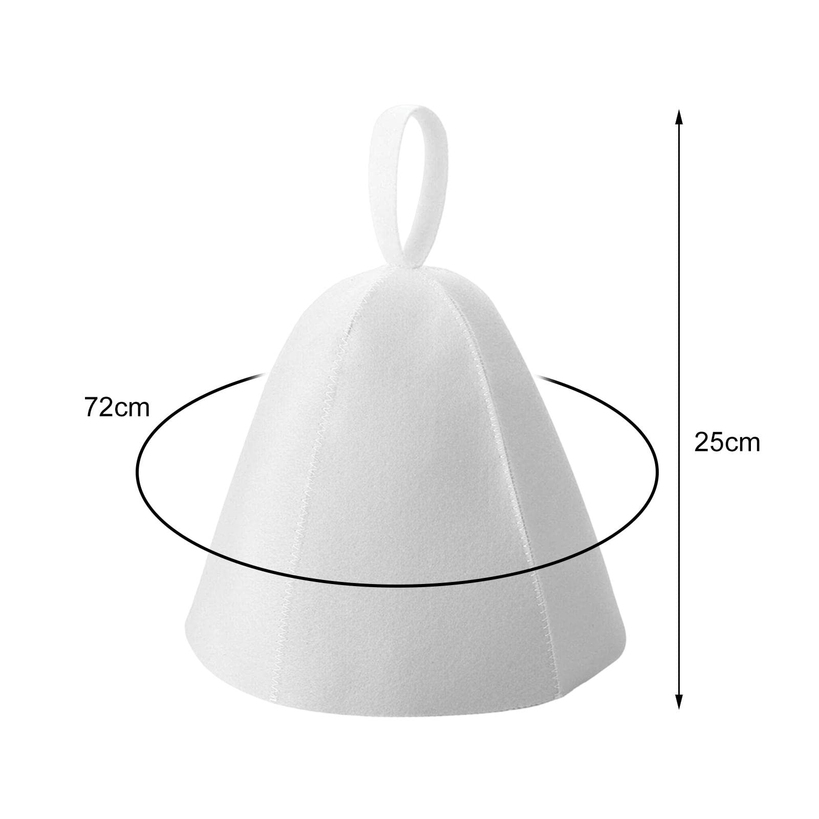 6x Cappelli Da Doccia in Feltro, Turbanti per Capelli, Cappellini Russi per Asciugare Rapidamente Asciugamani, per Il Bagno