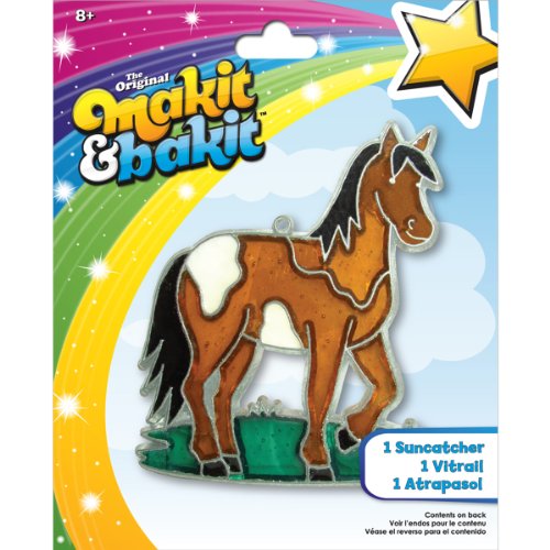 Colorbok TB-48945 Makit and Bakit Suncatcher Kit, Horse