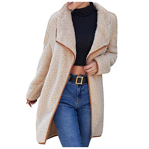 Lzjds Oversize Strickjacke,Daunenparka Damen Steppjacke Caban Jacke...