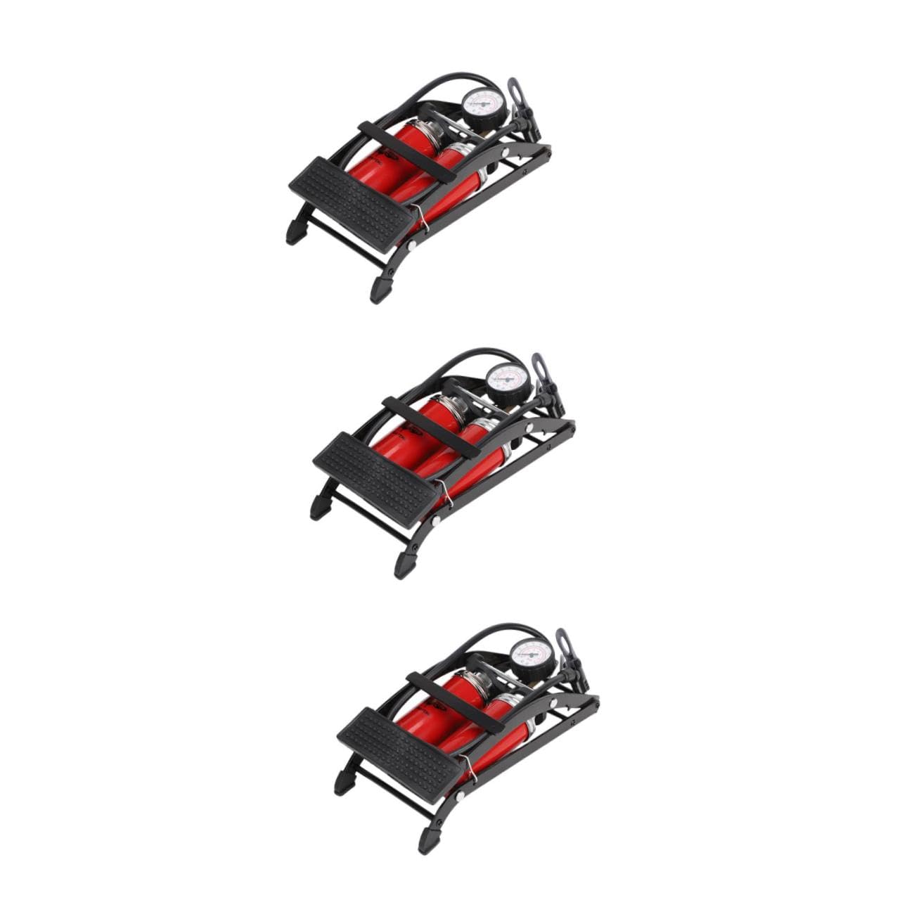 HEMOTON Fußpumpe Tragbarer Luftpumpe Fahrräder Pedale Luftdruck Pedal Luftpumpe Fahrrad Luftdruck