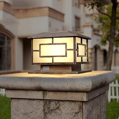 2W Lampa Solarna Led Do Ogrodu Zewnętrznego, Słupek - Jasna Lampa Ścienna, Zewnętrzna, Słupek, Lampa Trawnikowa Z Ciepłym I Białym Światłem - Inteligentne Sterowanie Oświetleniem, Wodoodporna, Stopie