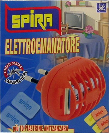 SPIRA Émanateur électrique Anti-moustiques + 10 plaques