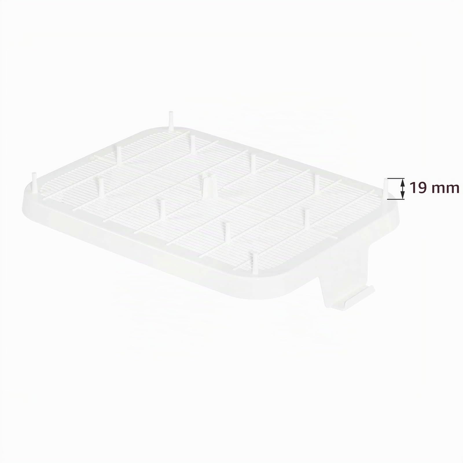 4BIG.fun Set Katzentoilette mit Reinigungssieb und Erste Schalentoilette für Kätzchen Katzenbabys Kaninchen Katzenklo Reinigungssieb Beige