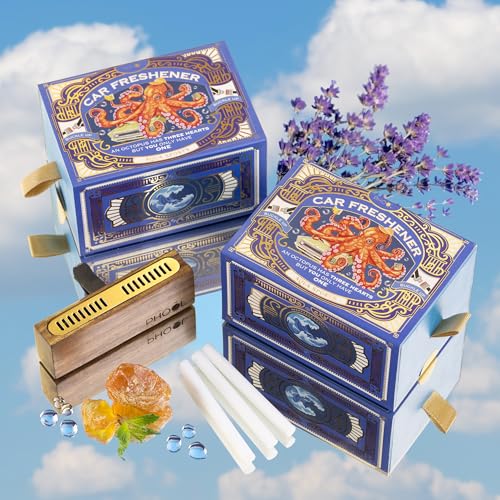 Image of Phool Car Perfume - Aqua - Pack of 6 Cartridge - Lasts upto 75 days- Luxury Car Freshner, interior car air freshner - Strong Lasting profile - Plug in Mechanism