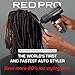 RED Pro Cordless Auto Loc Styler, Automatic Dreadlocks Machine for Locs & Twists, Portable Professional Loc Tool, Fast Locs Styling Device with Interchangeable Loop Sizes