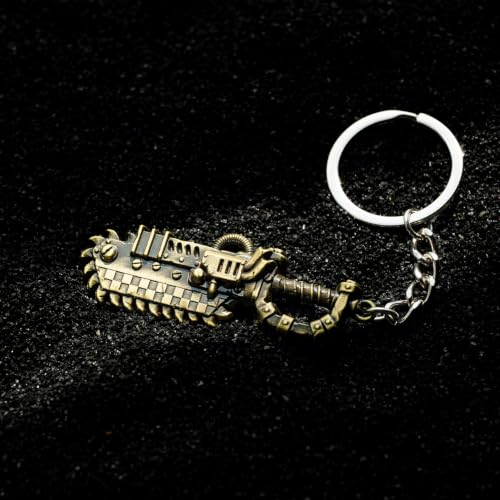 Image of Starforged Warhammer 40000 Thunderhammer & Thunderhead KeyChain Space Marines Astartes WH40 Jewelry
