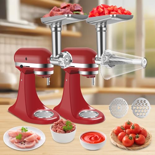 Kitoart ZJ-FVS+FGA-01 Fruit & Vegetable Strainer Attachment And Food Meat Grinder Attachment thumb #7