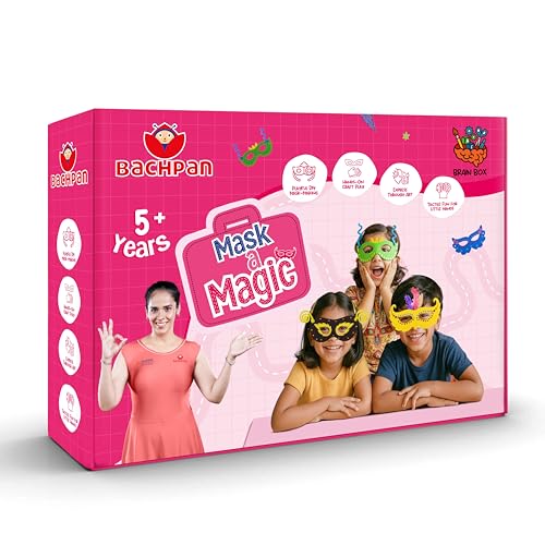 Image of BaCHPan Mask Making Kit for Kids 5+ | DIY Craft Activity Set