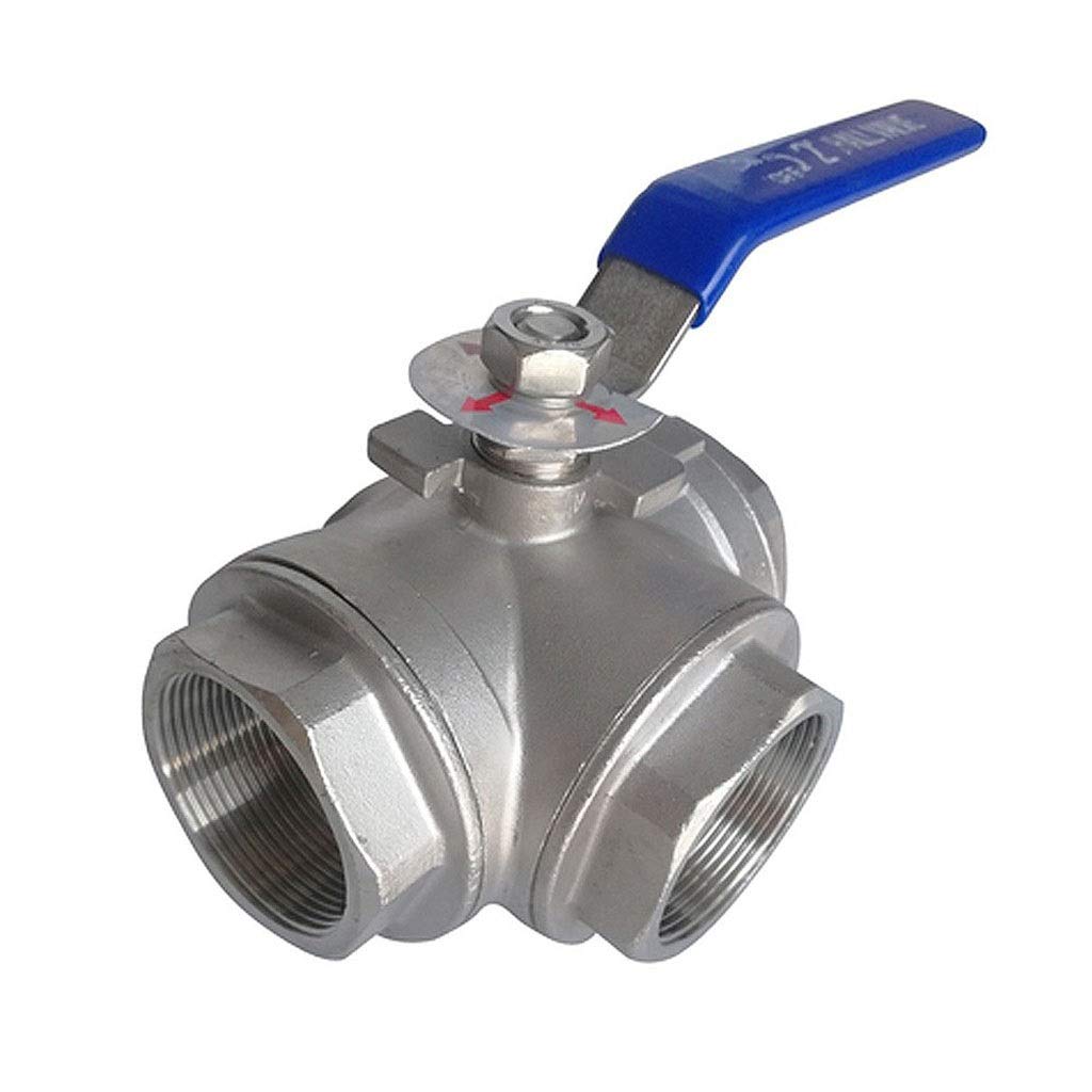 Tecmolog 3/8" Deviatore A 3 Vie Ottone T Valvola Interruttore - Foto 5