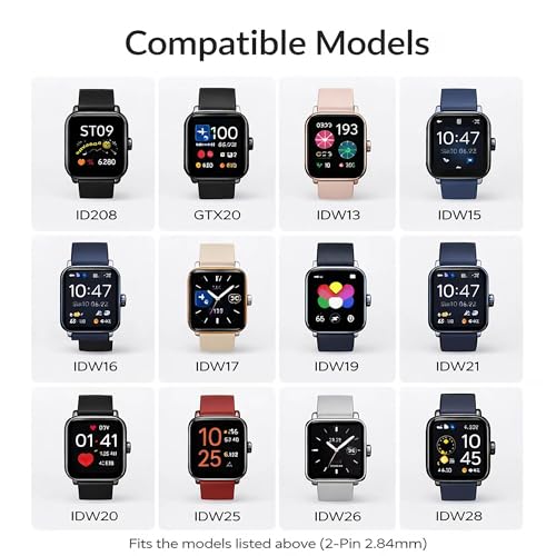 image for Mailink Smartwatch Charger, Magnetic Charging Cable for IDW13/15/16/17