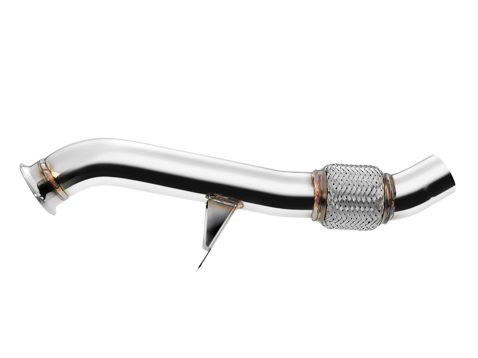 fmic.eu PERFORMANCE Tuyau de descente pour BMW E87 118d 120d M47N2 2003-2007 - En acier inoxydable - Réduit la contre-pression des gaz d'échappement - Améliore l'efficacité du turbocompresseur et la