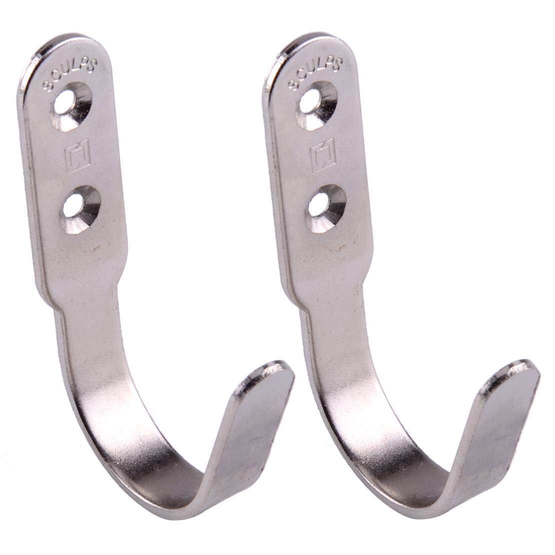 2 Ironing SPCC Board Wall Holder Hanger Mount Rack Storage Display Color Silver