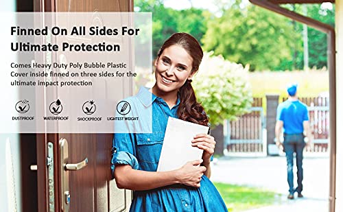 Imbaprice 25#0 (6" X 10") Pure White Color Self Seal Poly Bubble Mailers Padded Shipping Envelopes (Total 25 Bags) #TOP5