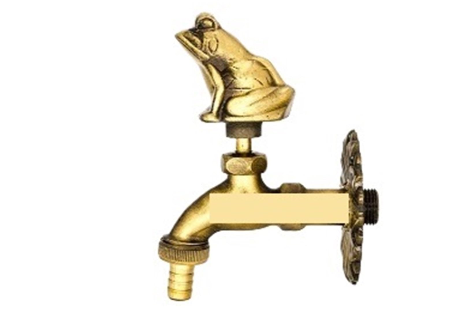 Outside Tap Outdoor Garden Faucet Shape Bibcock with Antique Brass Tap for Washing Mop/Garden Watering(TYPE33)