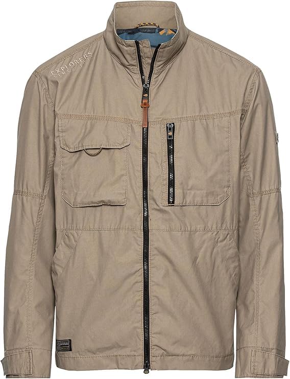 Blouson camel active 430260 homme beige ajusté de 36 cm