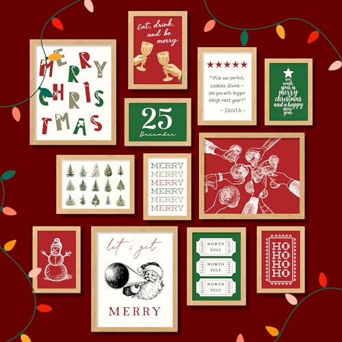 97 Decor Retro Christmas Prints Unframed - Trendy Christmas Posters