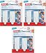 Produktbild tesa Powerstrips® Selbstklebehaken Large Trend, für max. 2kg, ablösbar (weiß / 3 Packungen = 6 Haken)