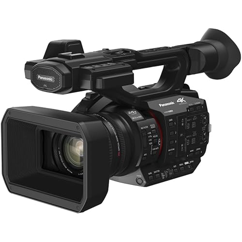 Panasonic Camcorder, Professional Quality 4K 60p, 1.0-inch Sensor, 24.5mm Wide-Angle Lens and Optical 20x Zoom, Great for News, Interviews, and Events - HC-X20
