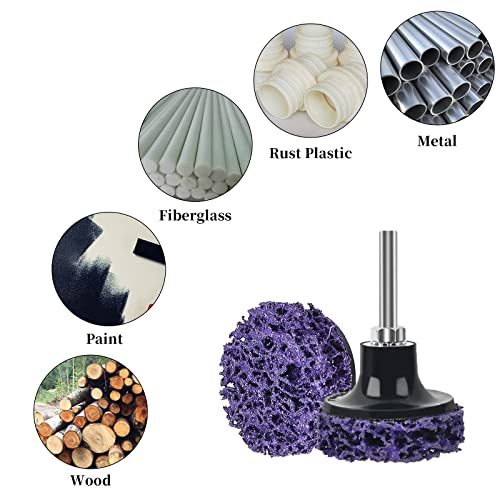 BRESUCNY 18 Pezzi Disco Abrasivo CSD 50mm Disco