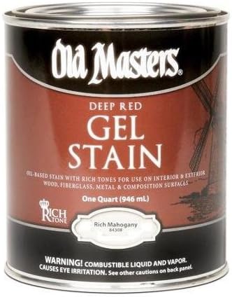 OLD 158800 84304 Gel Stain Rich Mahogany Oil-Based