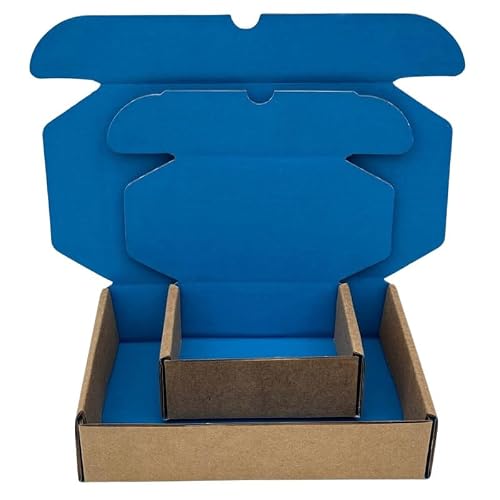 UCANPACK Blue Mailer Boxes 14 x 10 x 6\" (Color Inside) - 25 Pack Shipping Boxes Medium, 14x10x6 Shipping Boxes - Custom Mailing Boxes Made in USA - Thumbnail 3