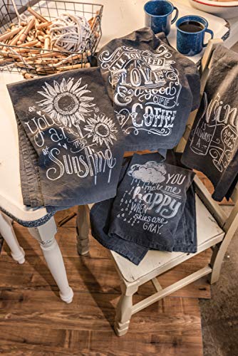 Primitives-by-Kathy-Chalk-Dish-Towel-28-x-28-You-Are-My-Sunshine Primitives by Kathy Chalk Dish Towel 28 x 28 You Are My Sunshine