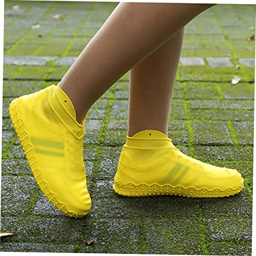 Abaodam Shoe Cover Reusable Shoe Rain Cover Shoe Waterproof Feet Overshoes Covers Impermeable Rain Shoes miniatura 6