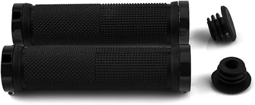 Mango de manillar de bicicleta, antideslizante de moda para bicicleta de montaña, mango de bicicleta, color negro