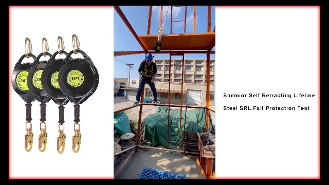 Internal Shock Absorber] Self Retracting Lifeline Shemior 66FT SRL