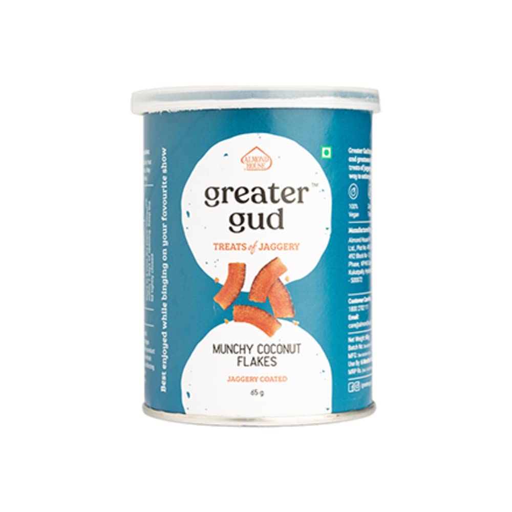 Almond House You are one of us ! Greater Gud- Munchy Coconut Flakes-65Gms (B09Z2TYN3N) Amazon Price History, Amazon Price Tracker