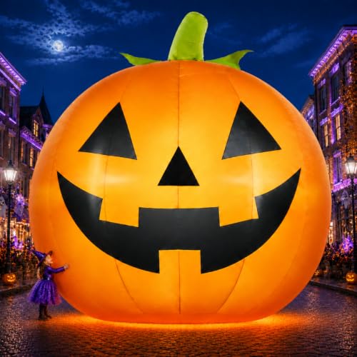 10FT Giant Halloween Inflatables Decoration Outdoor Pumpkin - image 1